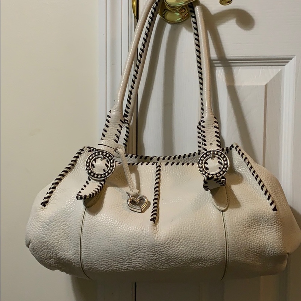 White leather Brighton bag